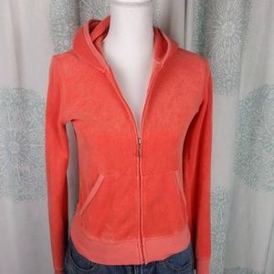 Juicy Couture Terry Zip Up Hoodie Size Medium